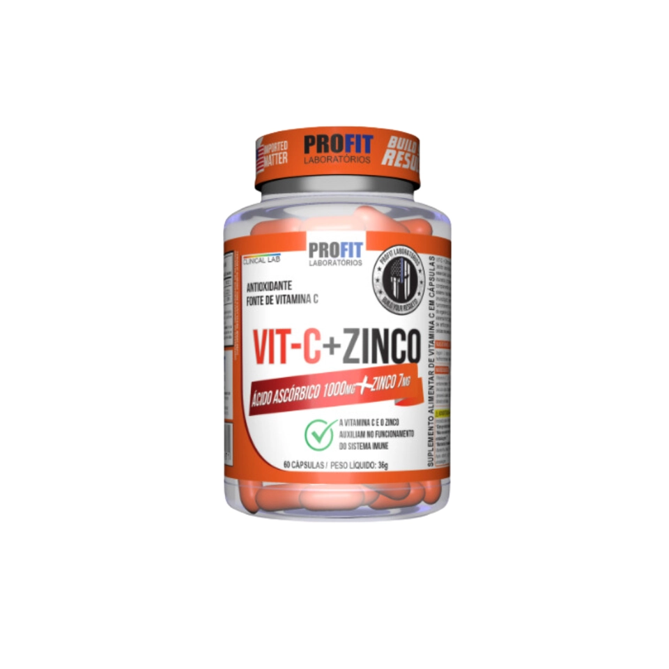 Vit C + Zinco Profit Labs - 1