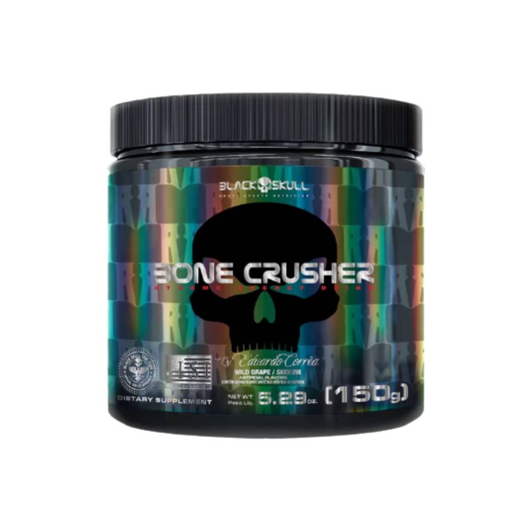 Pré Treino Bone Crusher 150g Black Skull - 1