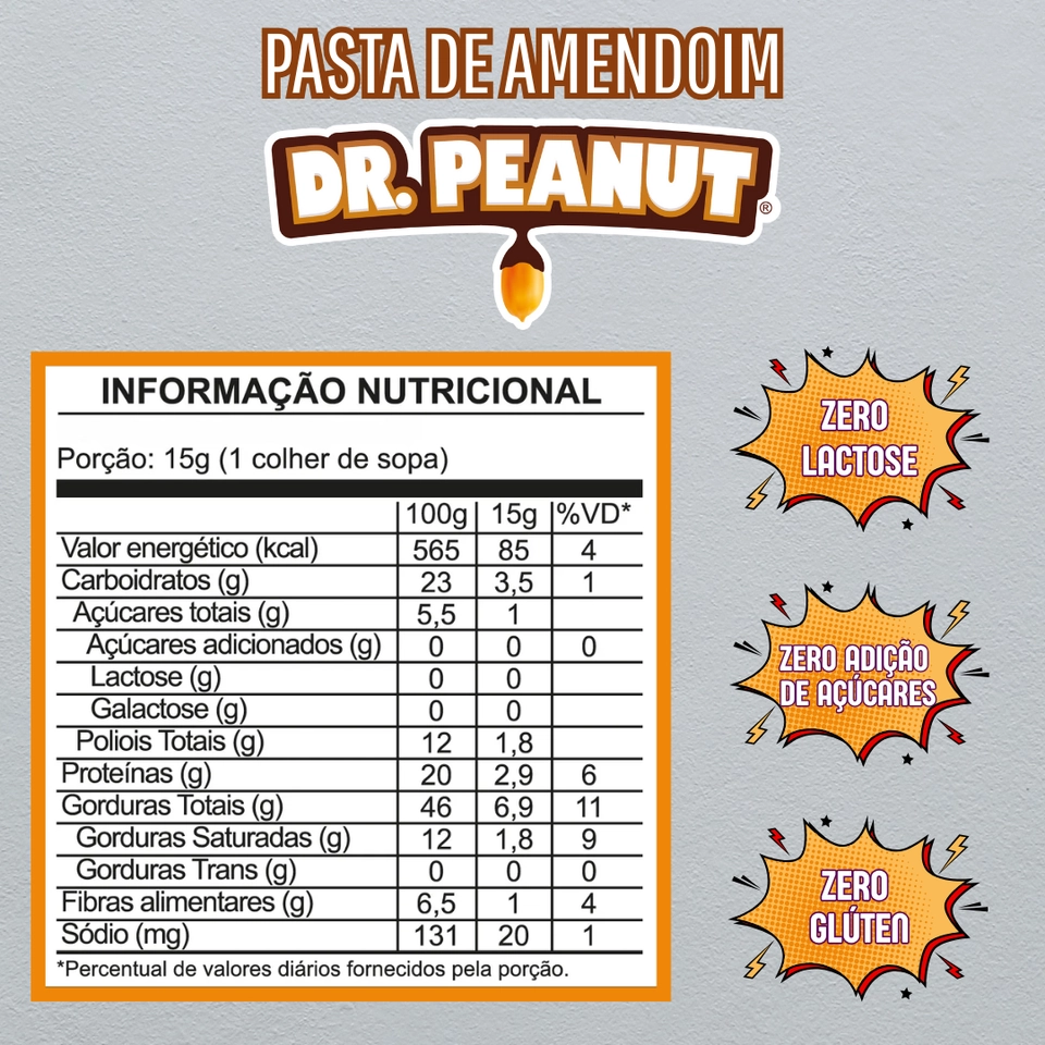 Pasta de amendoim Dr. Peanut - 400g - 2
