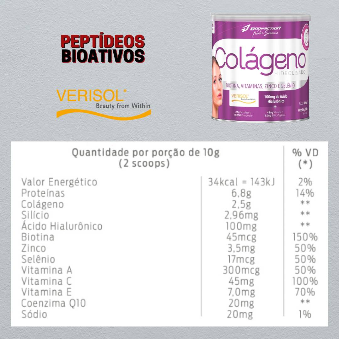 Colágeno Verisol 200g Body Action - 2