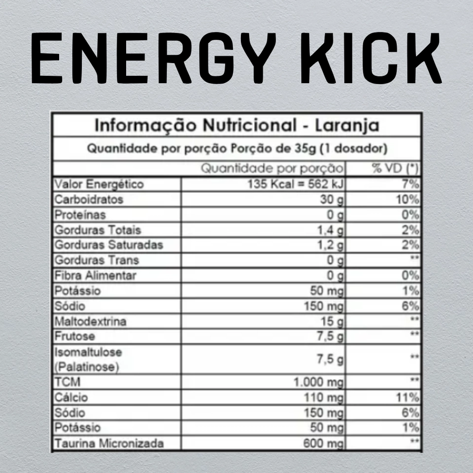 Energy Kick Sem Cafeína 1kg - Dux - 2