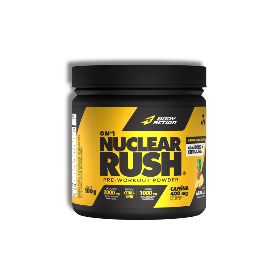 Pré Treino Nuclear Rush 100g Body Action