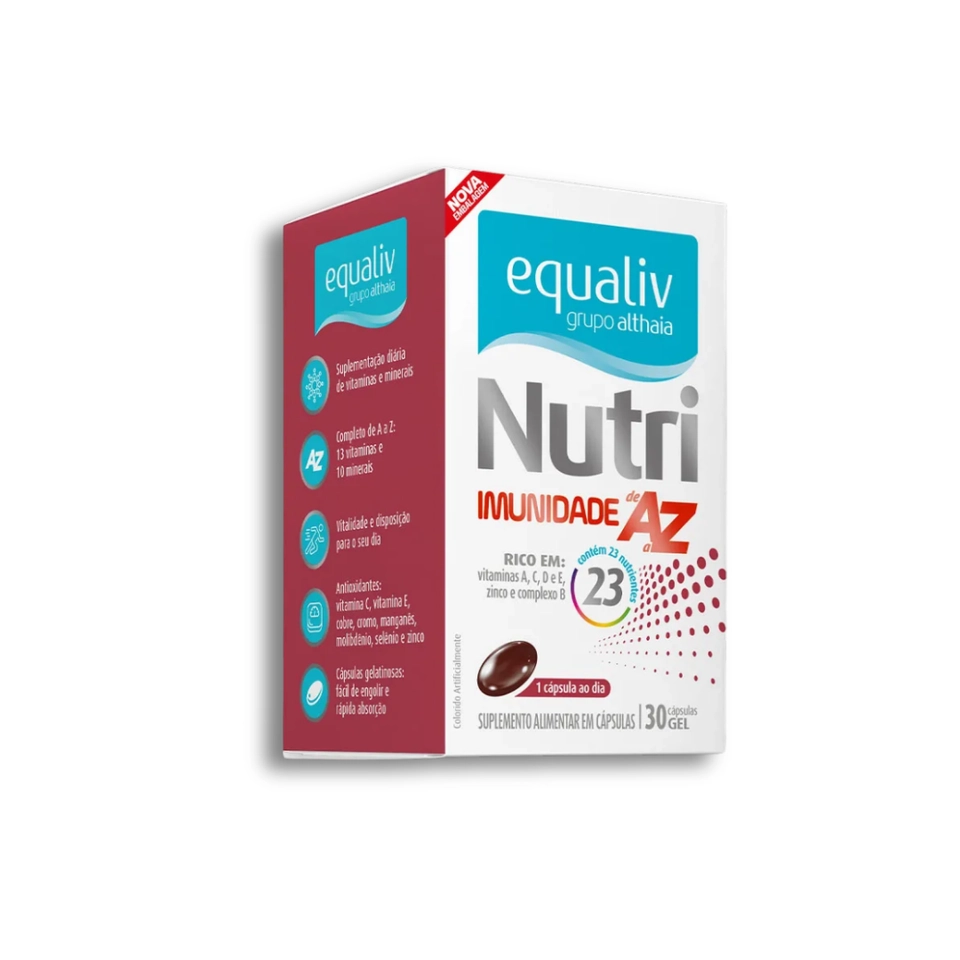 Nutri Imunidade AZ - 30 Cápsulas - Equaliv - 1