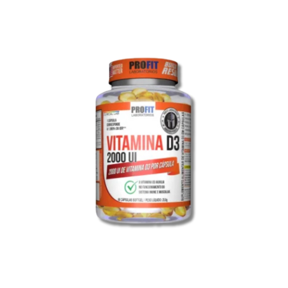Vitamina D3 60 Cápsulas Profit Labs - 1