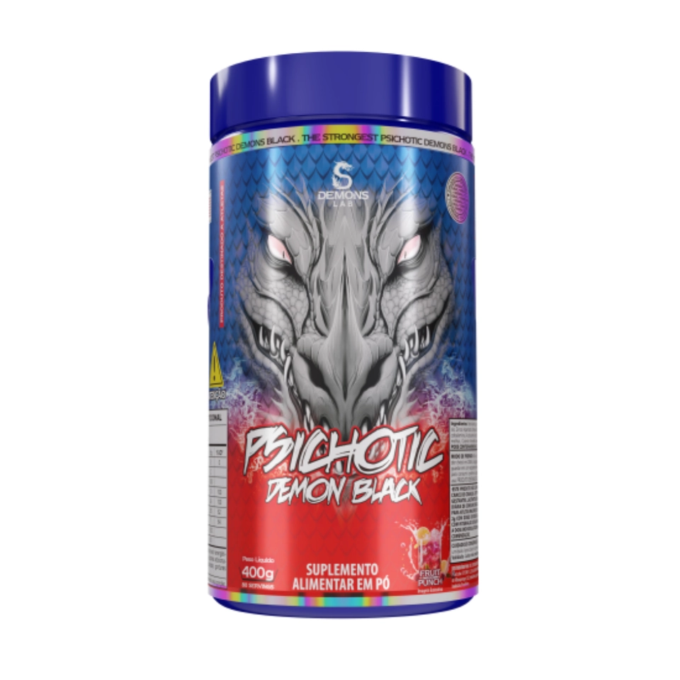 Pré-Treino Psichotic Demon Black 400g - Demons Lab