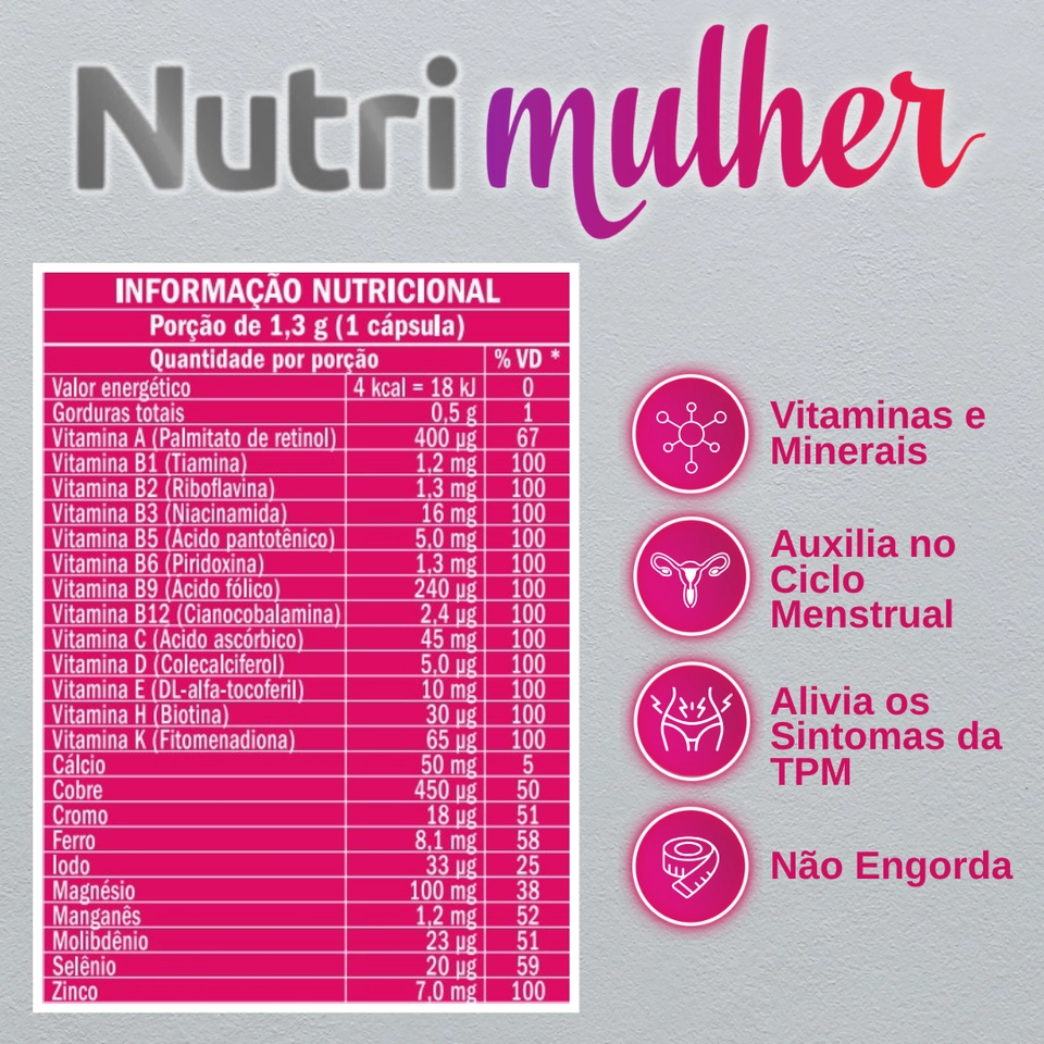 Nutri Mulher | 60 Cáps - Equaliv - 2