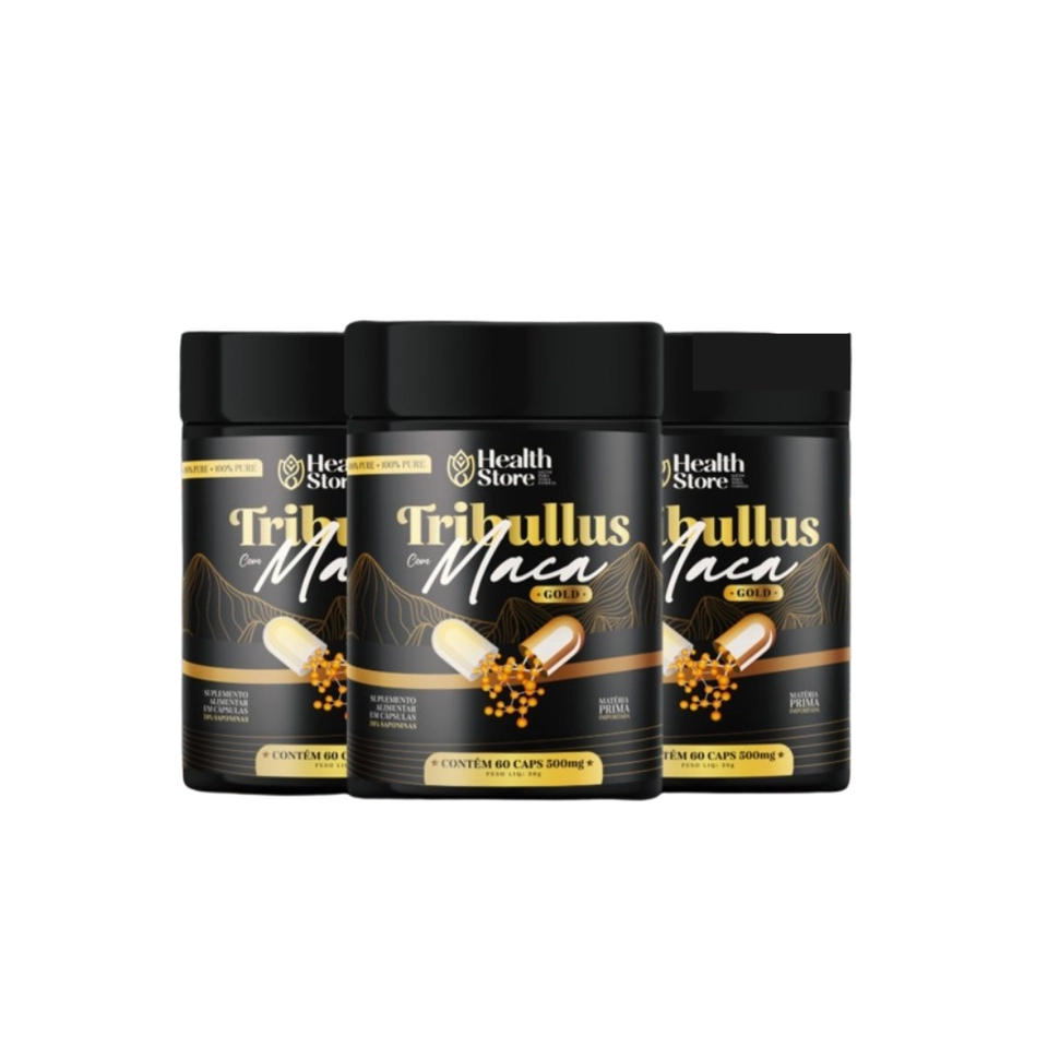 Tribullus com Maca 120 Cápsulas Health Store