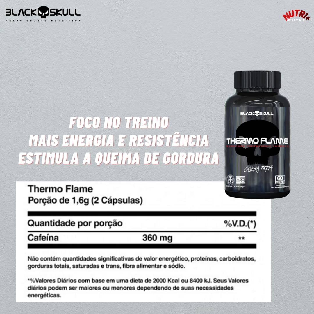 Thermo Flame 60 cápsulas  Black Skull - 2