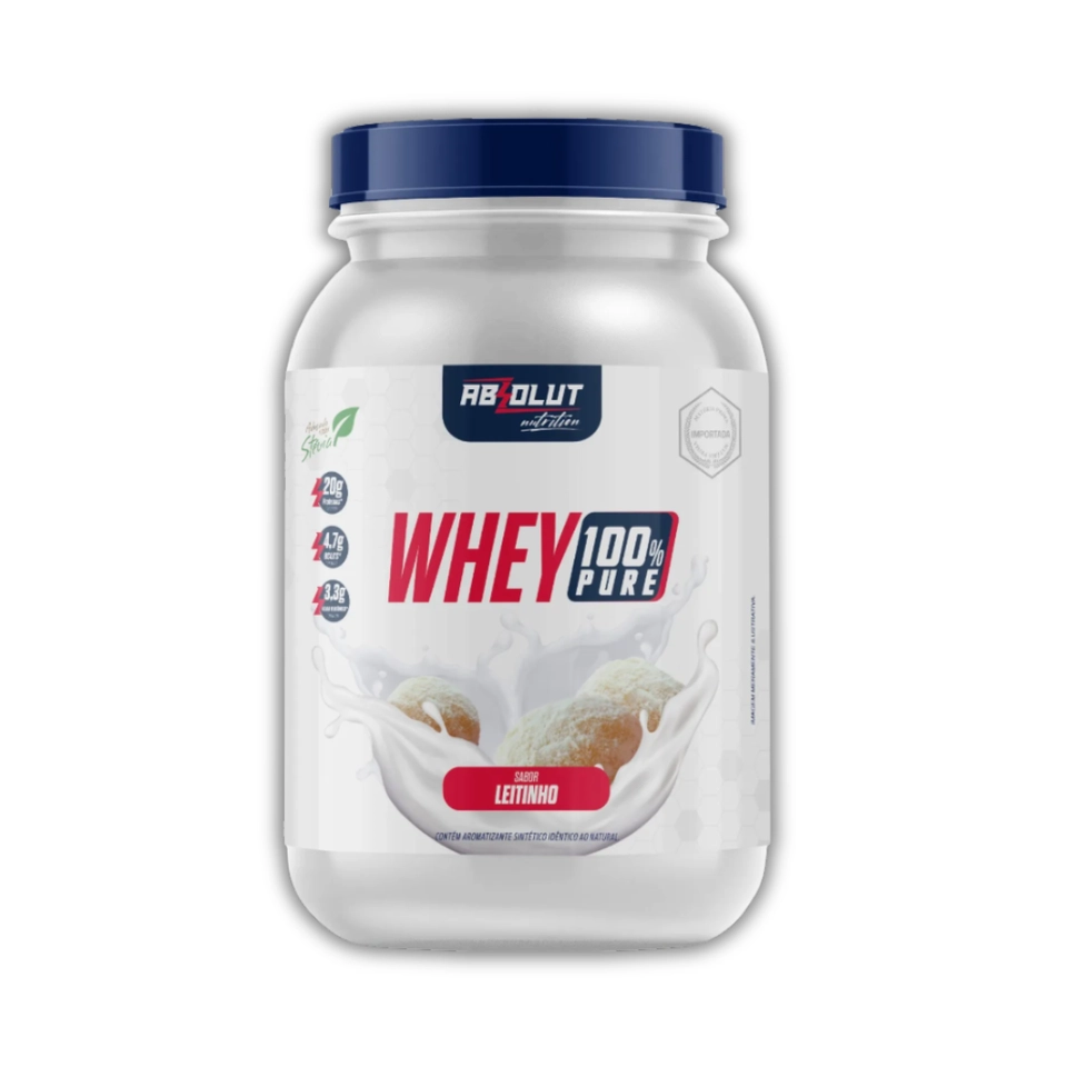 Whey 100% Pure | Pote 900g  – Absolut Nutrition 