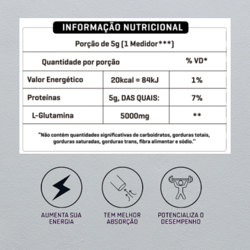 Glutamina 300g IntegralMedica - 2