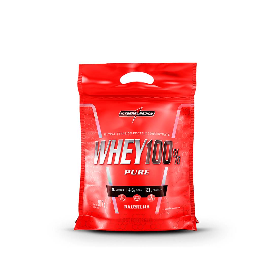 Whey 100%  907g IntegralMédica - 1