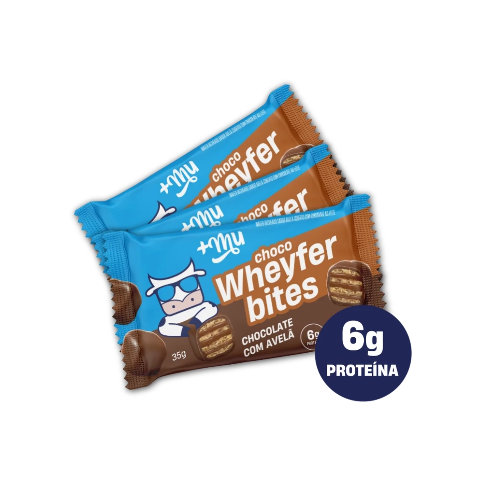 Chocowheyfer Bites - Chocolate c/ Avelã - Unidade - 1