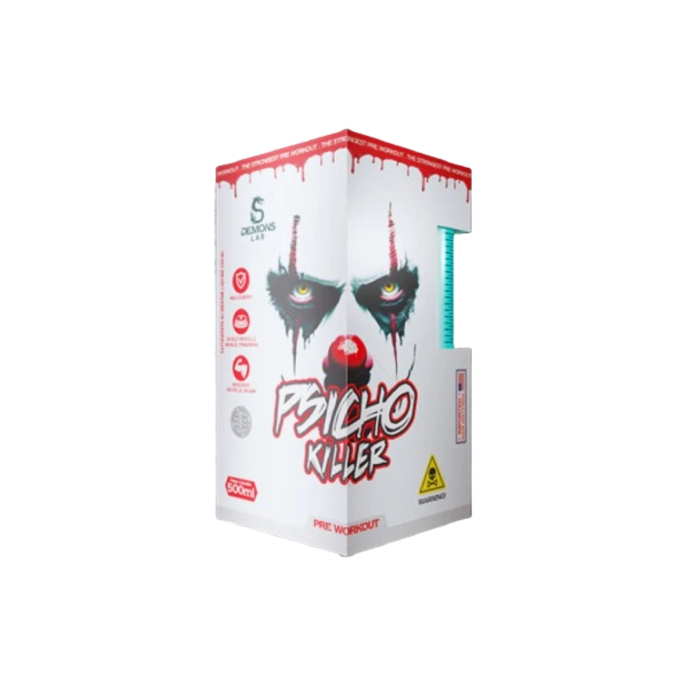 Pré Treino Líquido Psicho Killer 500ml Demons Lab - 1