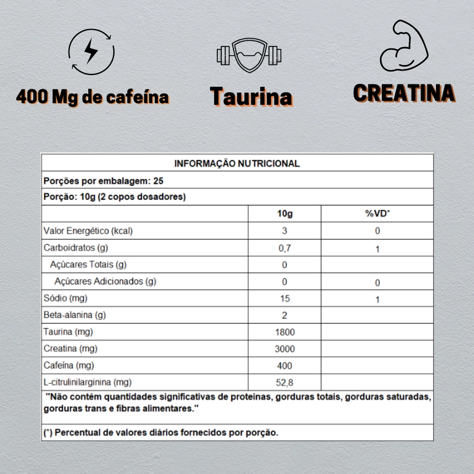 Pré Treino Agent Orange 250g New Millen - 2