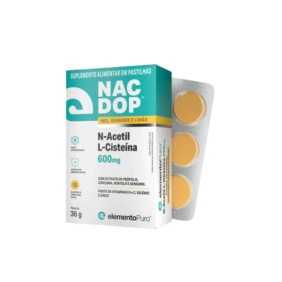 NACDOP Antioxidante  12 Pastilhas Elemento Puro - 1