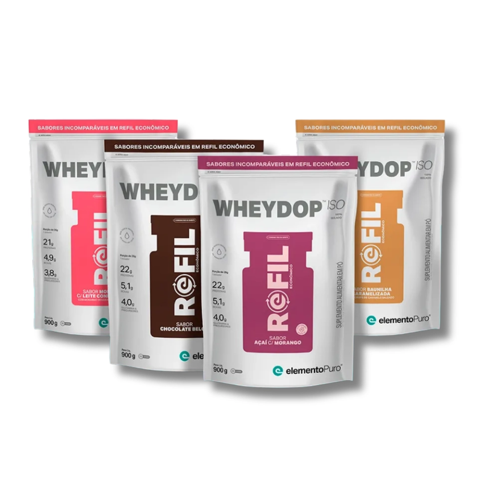 Wheydop Iso Refil 900g - Elemento Puro