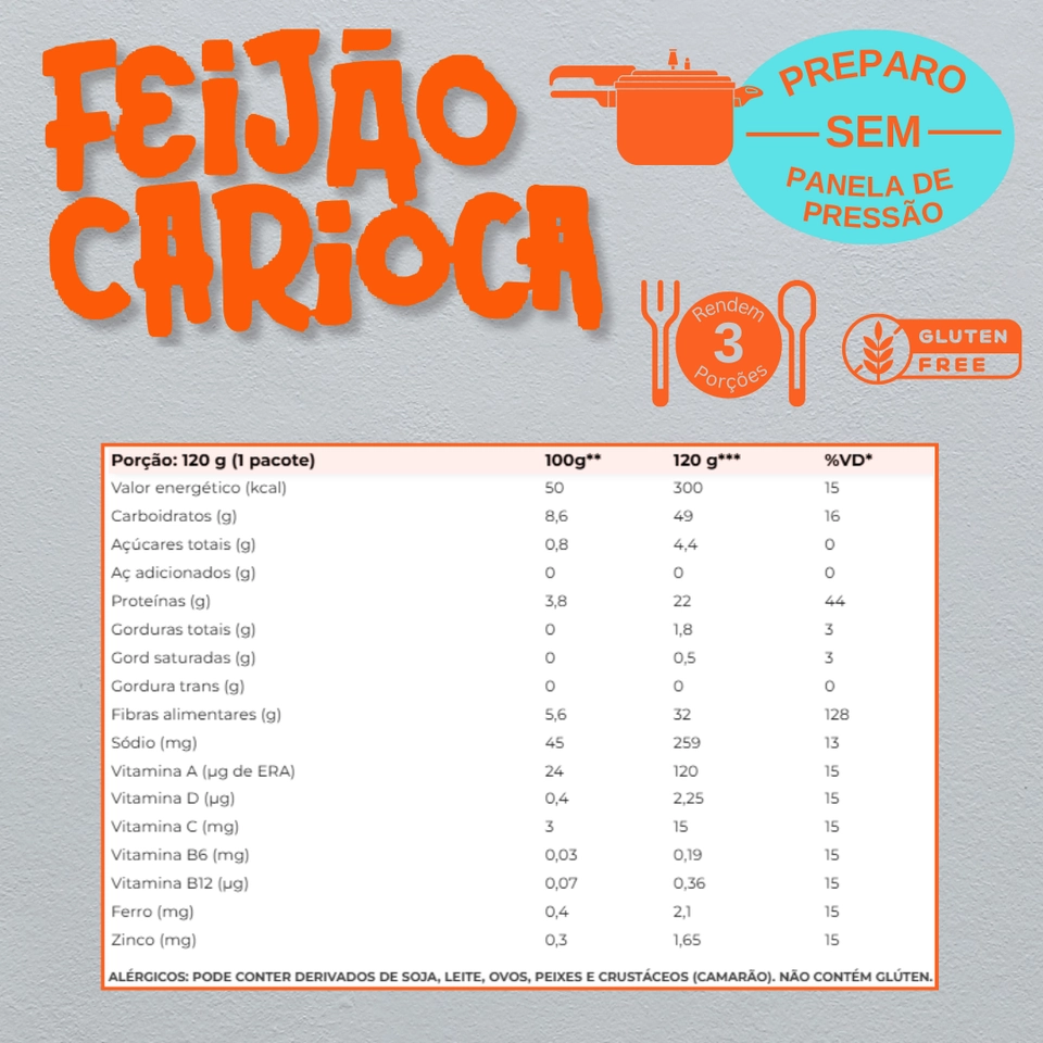 Feijão Carioca - Holy Foods - 2