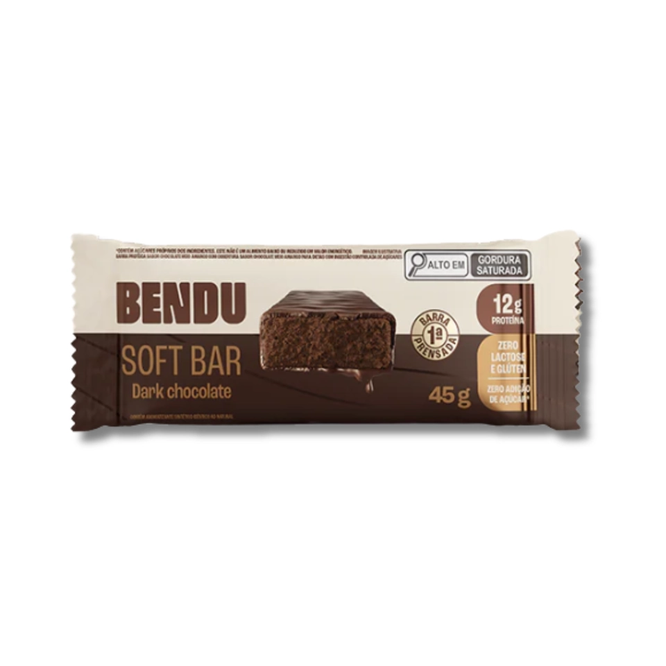 SOFT BAR DARK CHOCOLATE 45g - BENDU