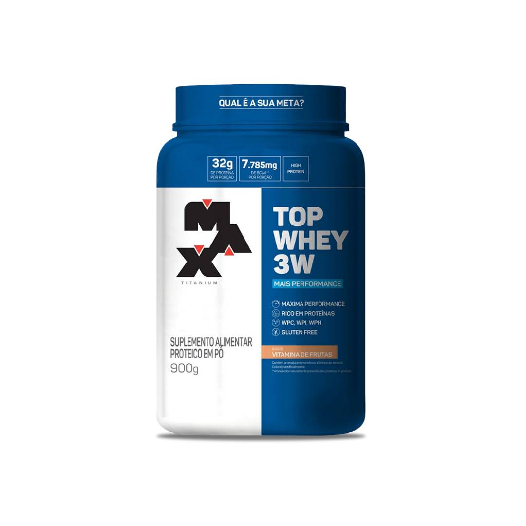 Top Whey 3W 900g Max Titanium - 1
