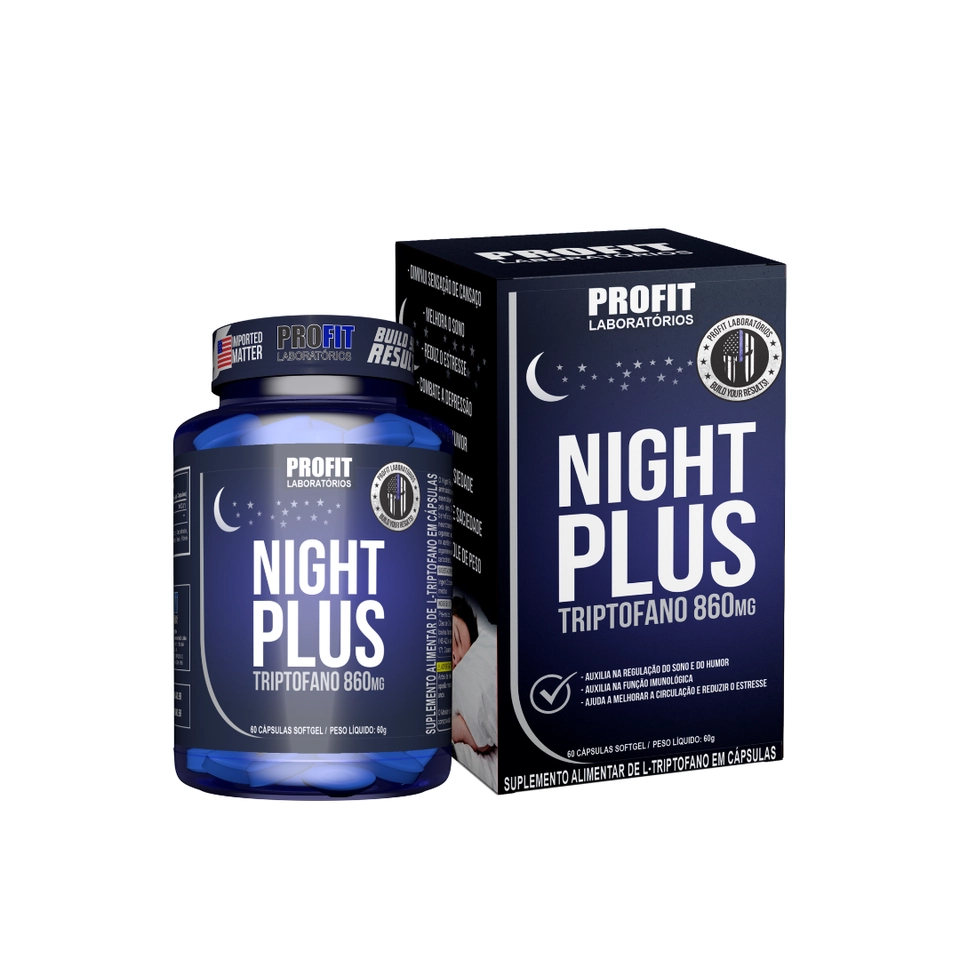 Night Plus 60 Cápsulas Profit Labs