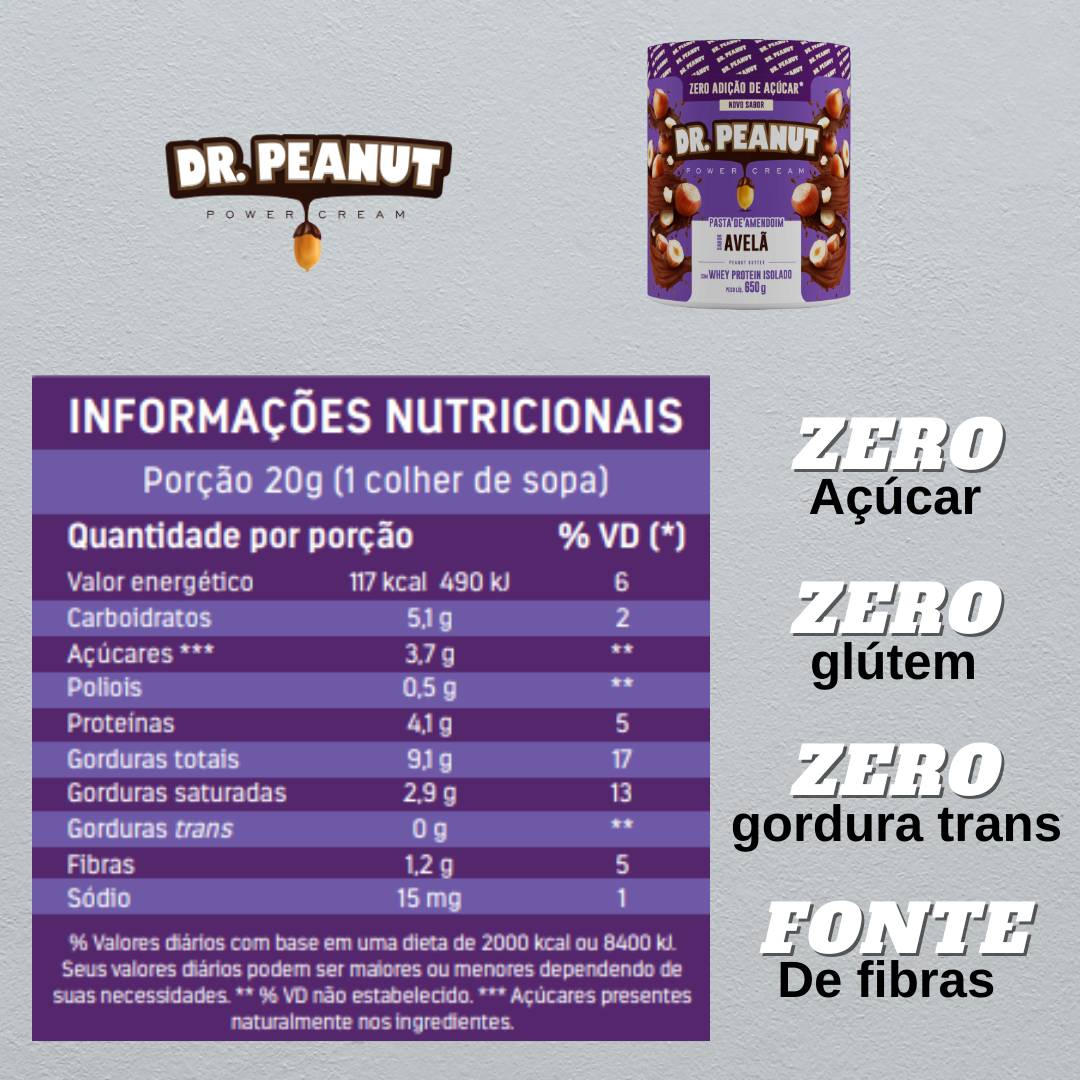 Pasta de Amendoim 600g - Dr Peanut - 2