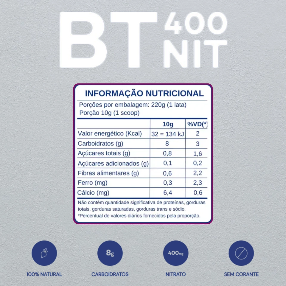 BT 400 Nitrato Isolado Dobro - 220g - 2
