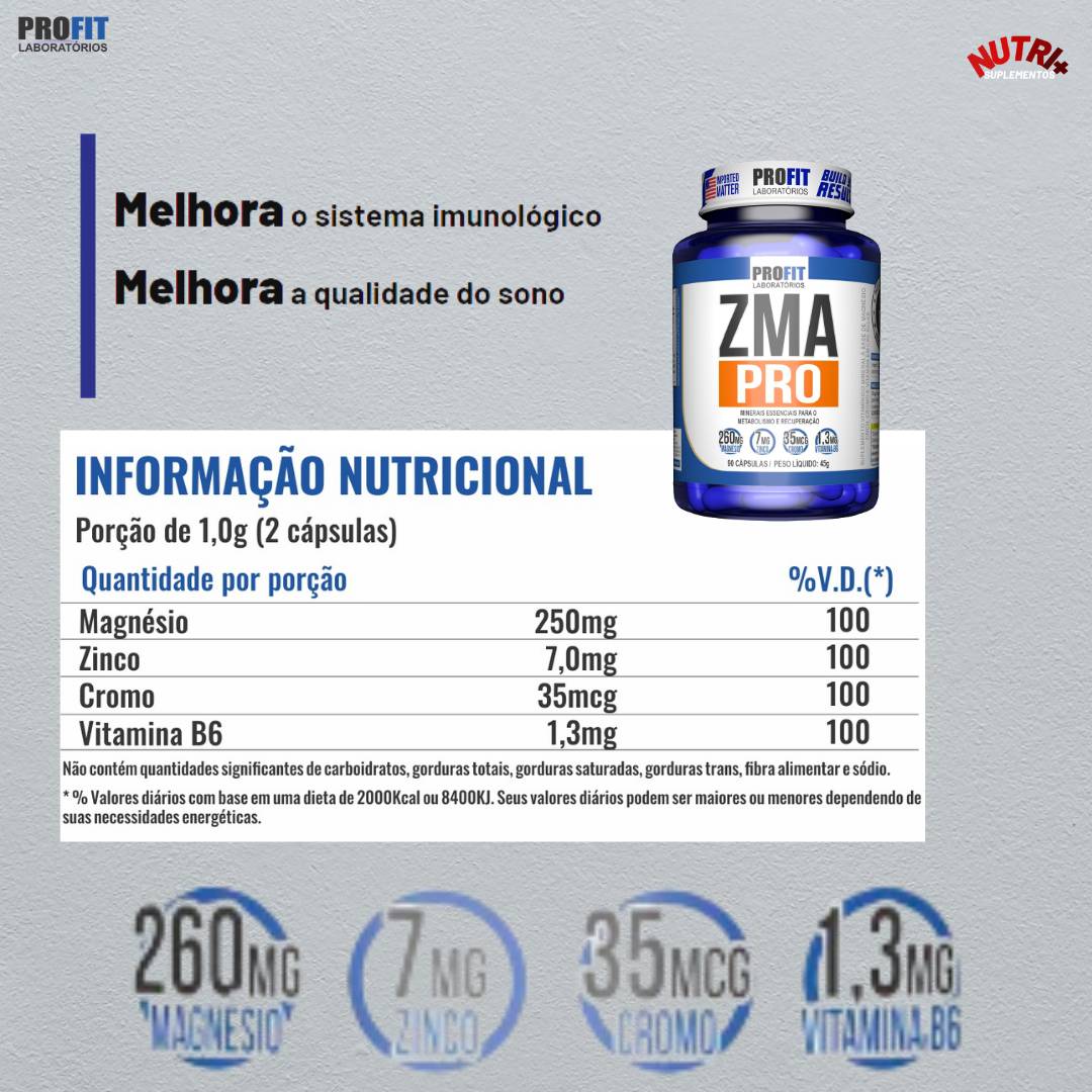 ZMA PRO 90 cápsulas Profit - 2
