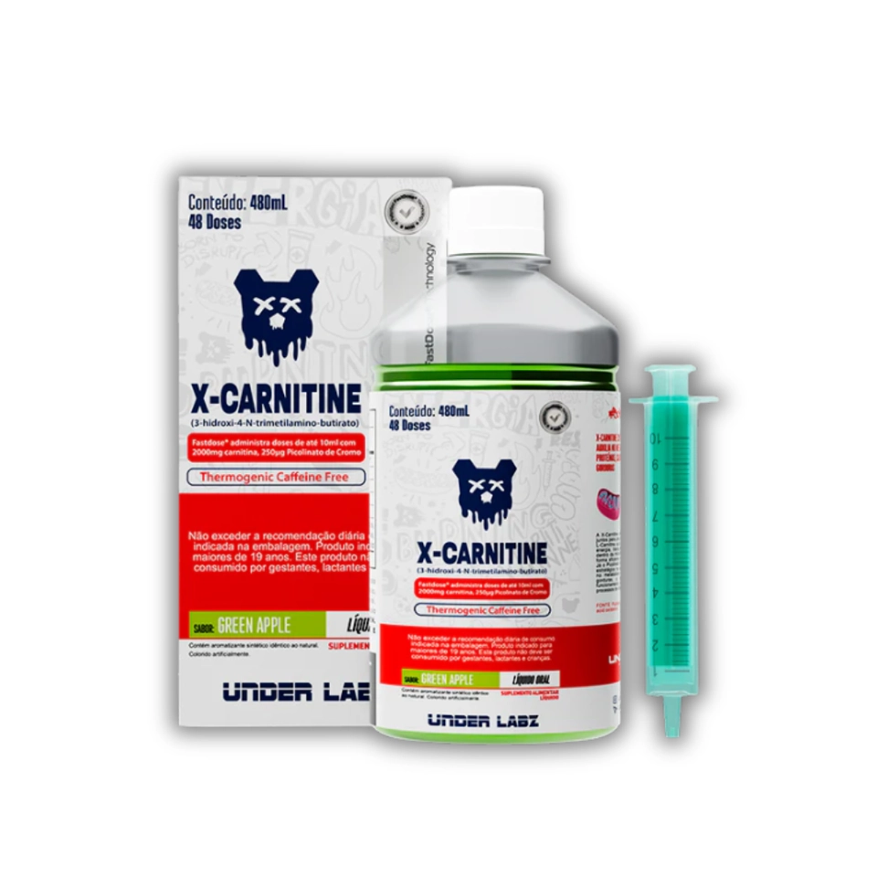 X-Carnitine (L-Carnitina) 458ml • 48 doses - Under Labz