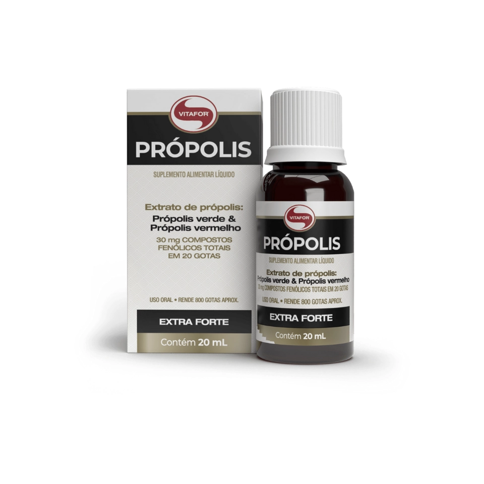 Própolis Líquido - Em Gotas 20ml - Vitafor - 1