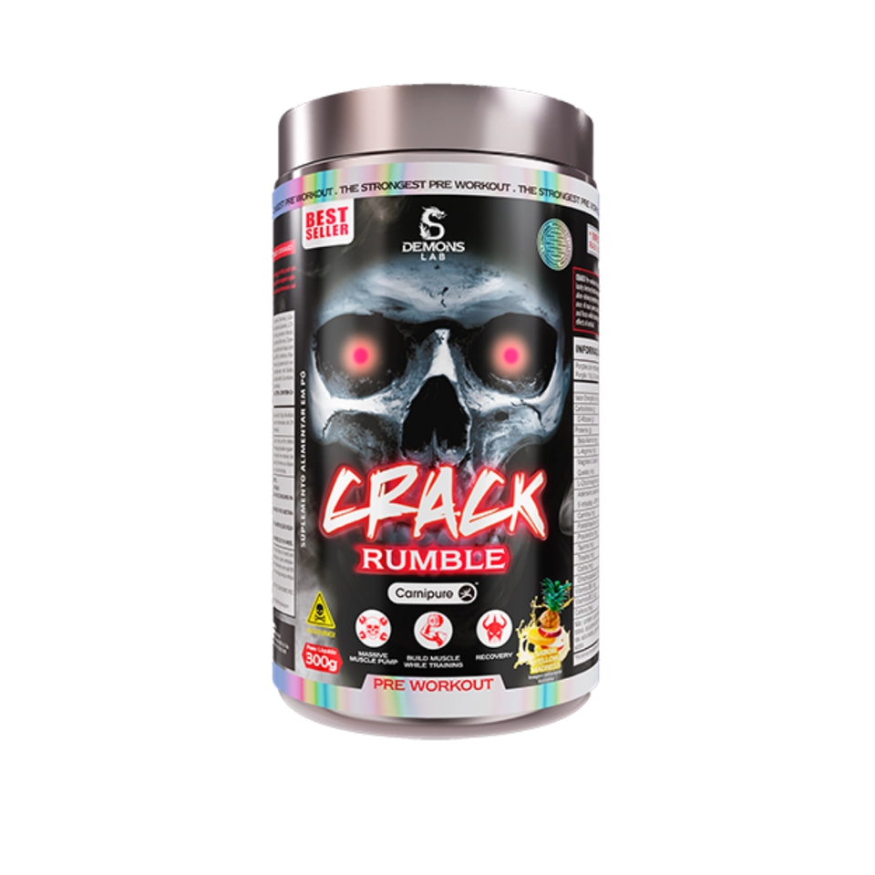 Pré-Treino Crack Rumble 300g - Demons Lab - 1