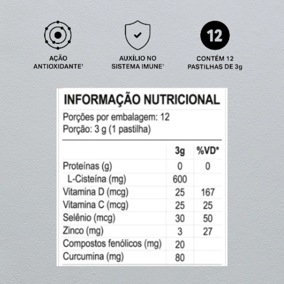 NACDOP Antioxidante  12 Pastilhas Elemento Puro - 2