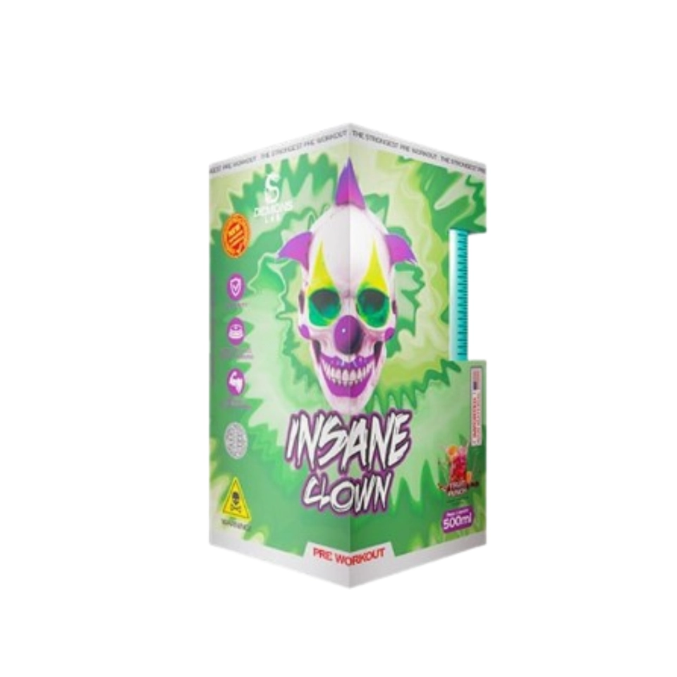 Pré Treino Líquido Insane Clown 500ml Demons Lab - 1
