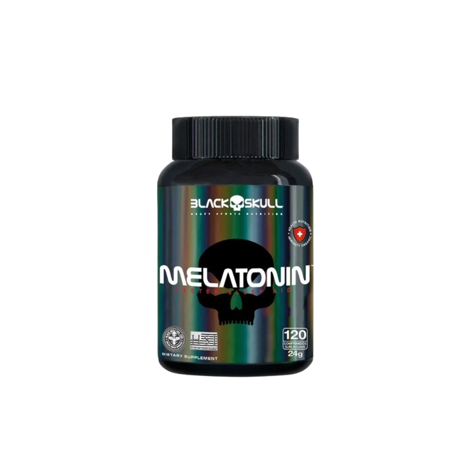 Melatonina 120 Cápsulas Black Skull