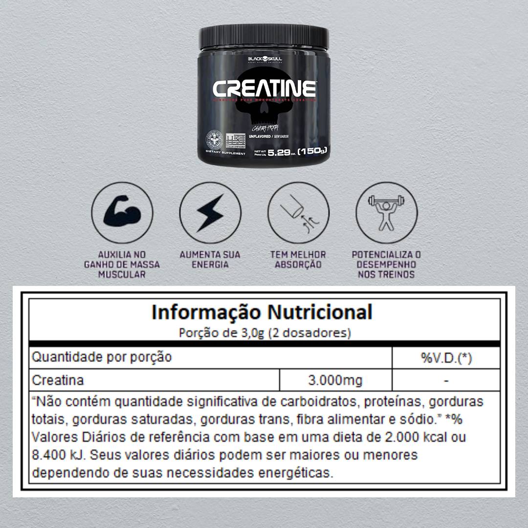 Creatine 150g Black Skull - 2