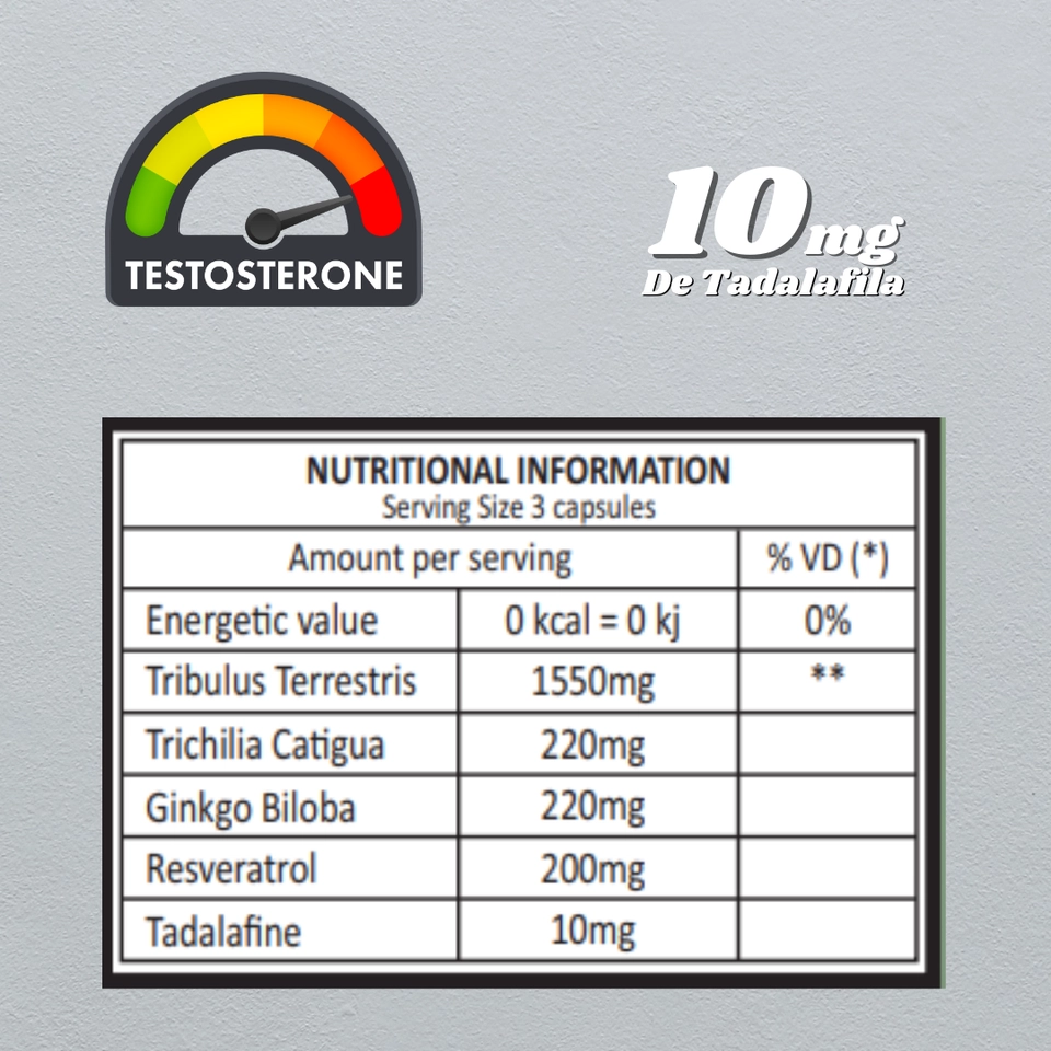 Tribulus Terrestris 120 Cápsulas Health Life - 2