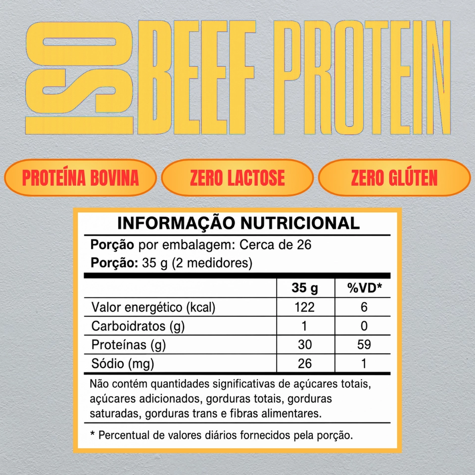 Iso Beef Protein 900g - Absolut - 2