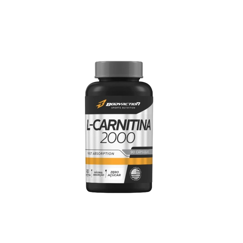 L-Carnitina 2000mg 90 Cápsulas Body Action