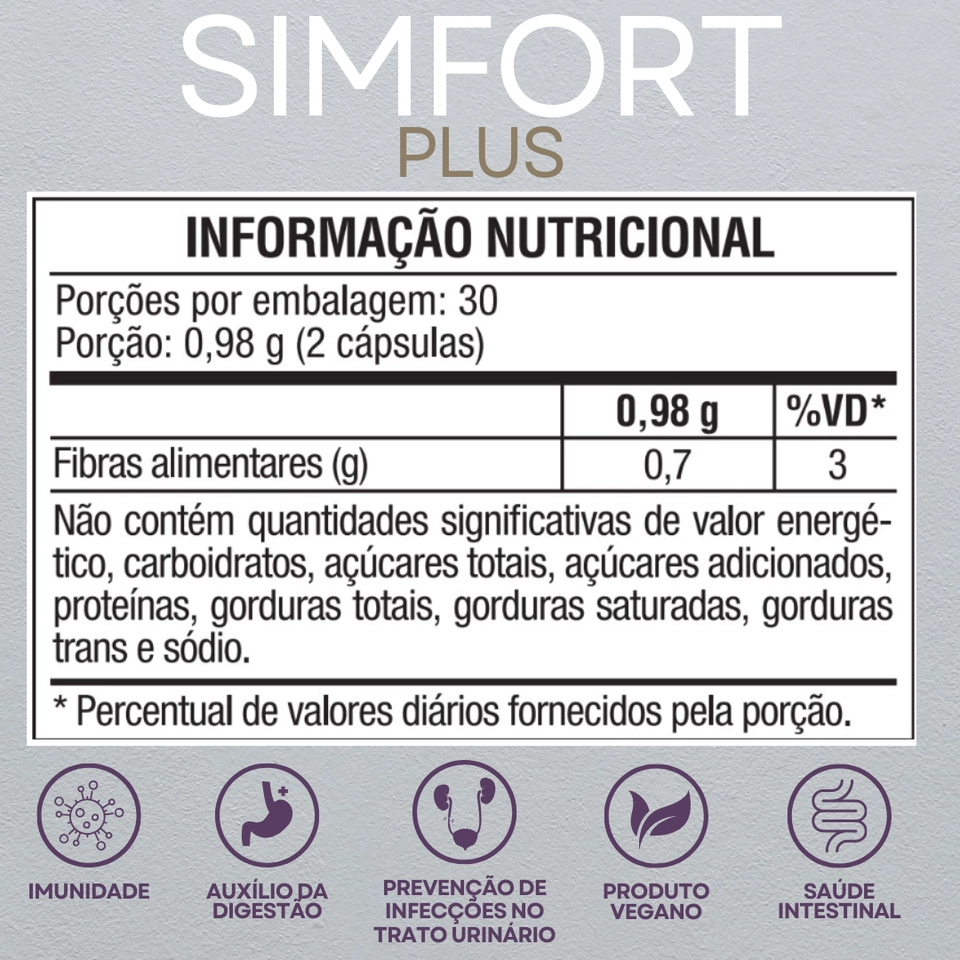 Simfort Plus 30 Caps - Vitafor - 2