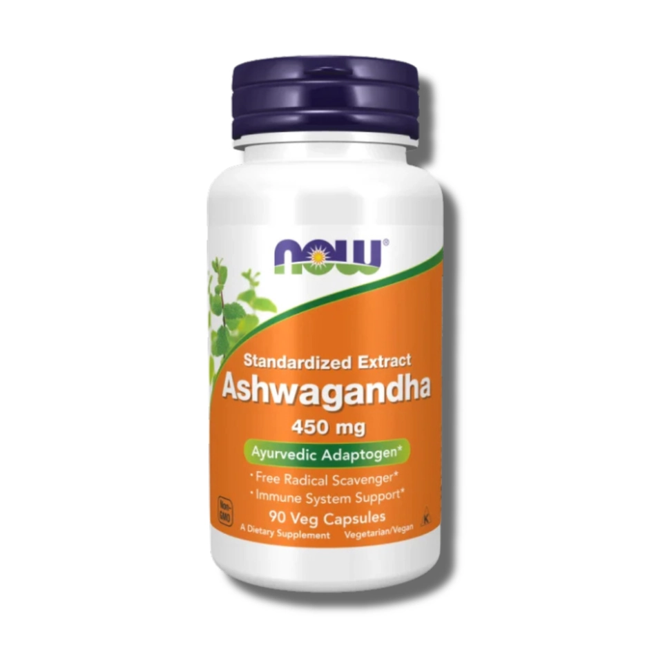 Ashwagandha 450mg 90 Cápsulas - Now