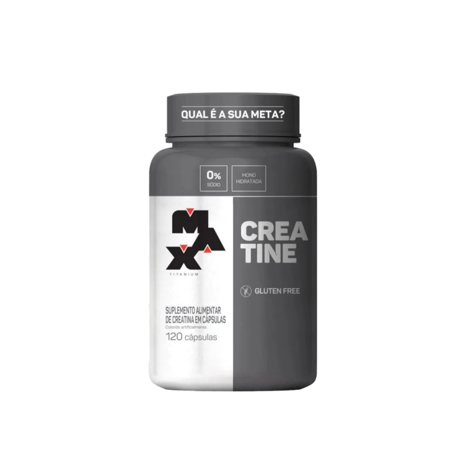 Creatina 120 Cápsulas Max Titanium - 1