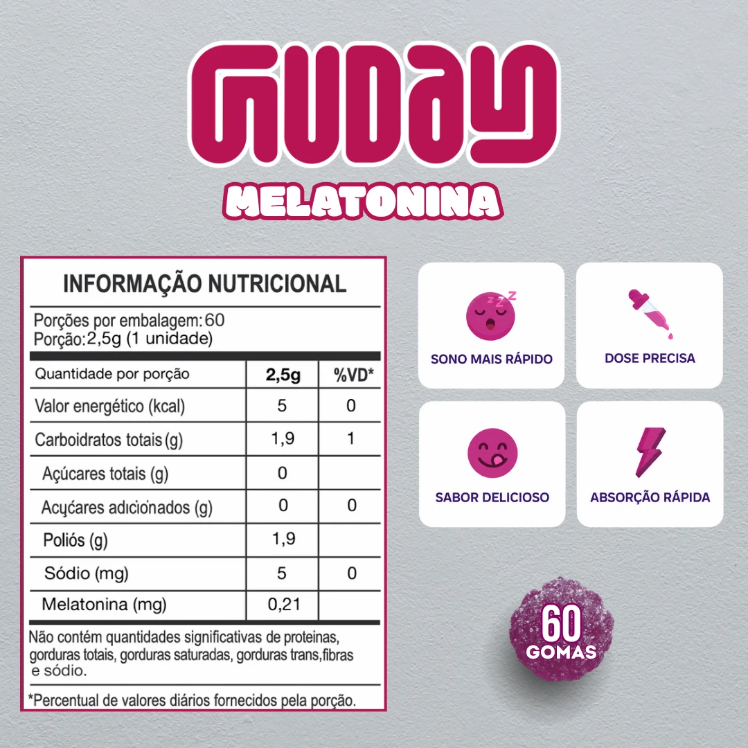 Melatonina - GUDAY - 2