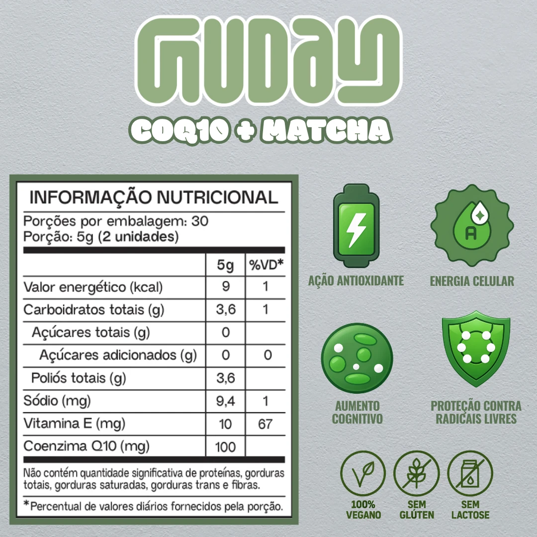 CoQ10 + Matcha - GUDAY - 2