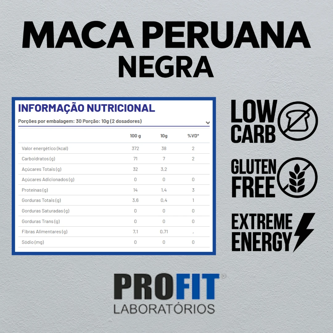 Maca Peruana Negra 300g - Profit - 2