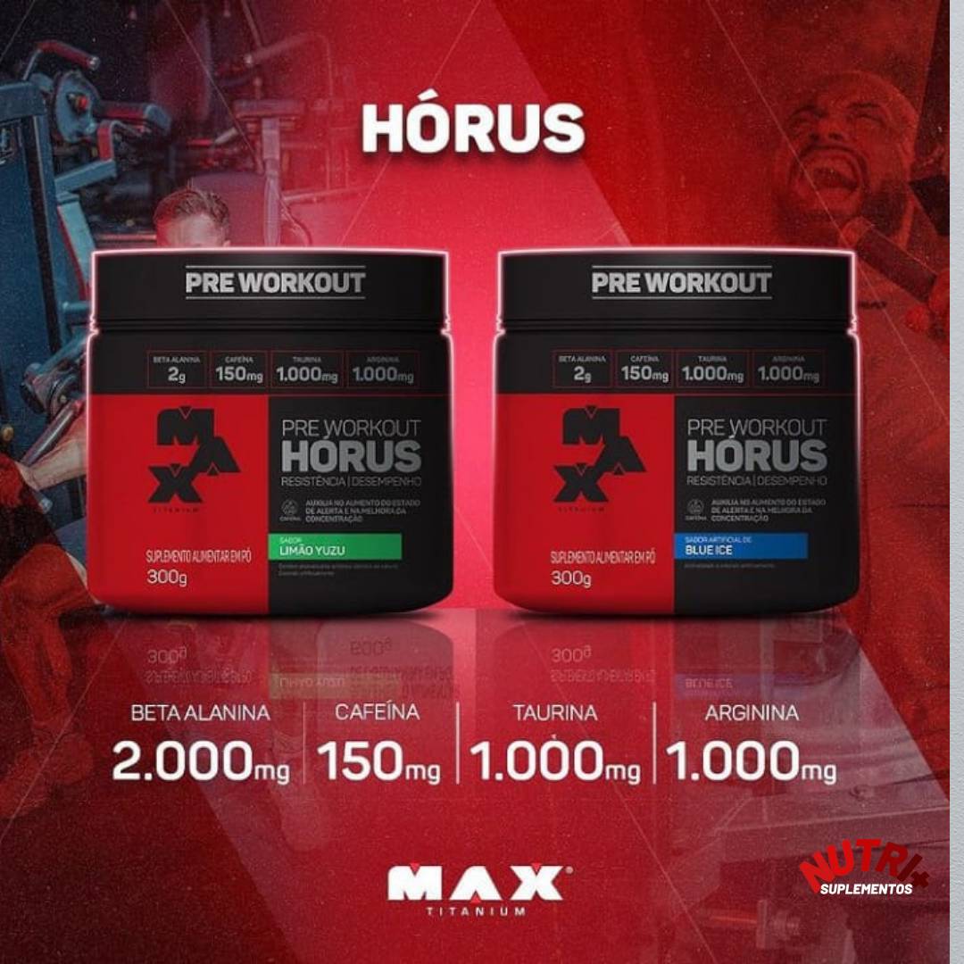 Pré Treino Horus 300g Max Titanium - 2