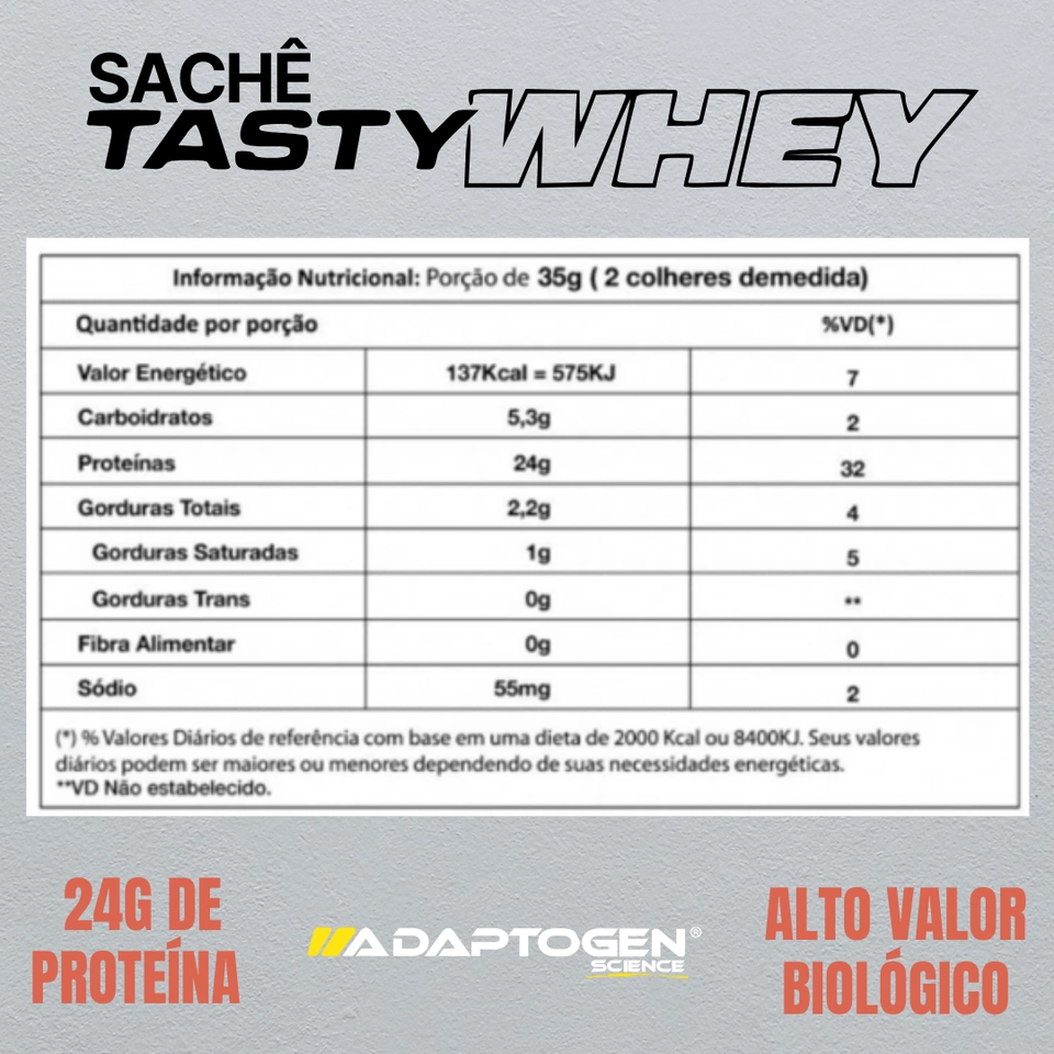 Tasty Whey Sachê - 34g - 2