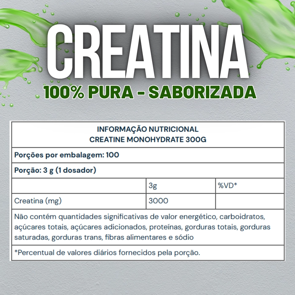Creatina 100% Pura Com Sabor - 300g | UNDER LABZ - 2
