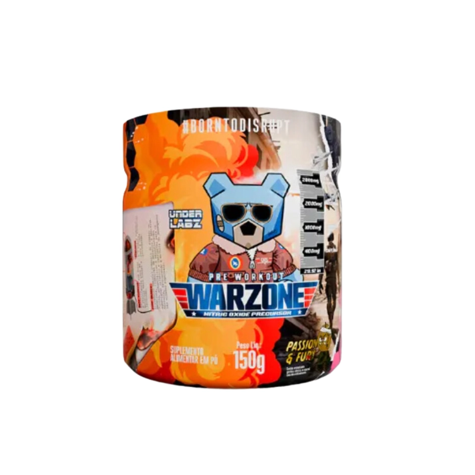 Pré Treino Warzone 150g Under Labz - 1