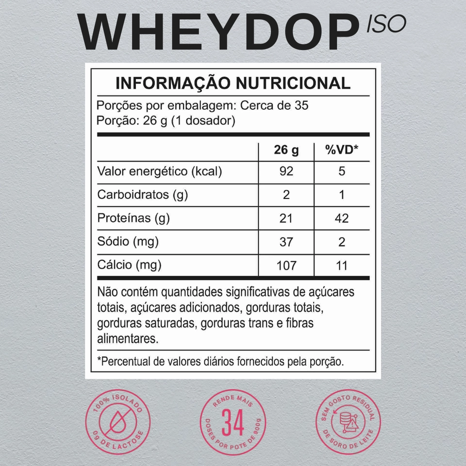 Wheydop Iso Refil 900g - Elemento Puro - 2