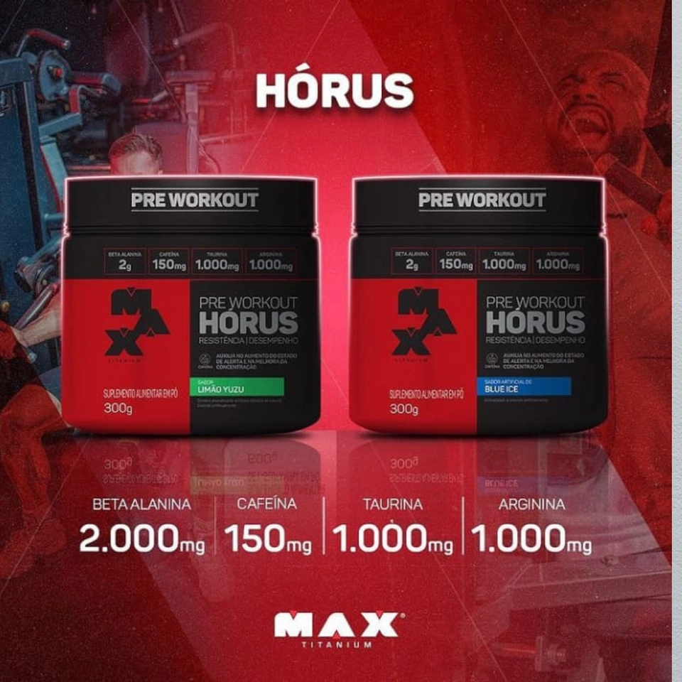 Pré Treino Horus 150g Max Titanium - 2