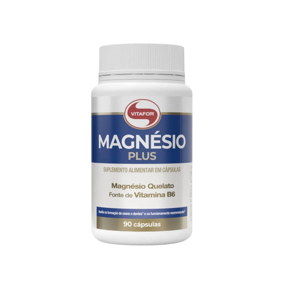 MAGNÉSIO PLUS 90 Cápsulas - Vitafor